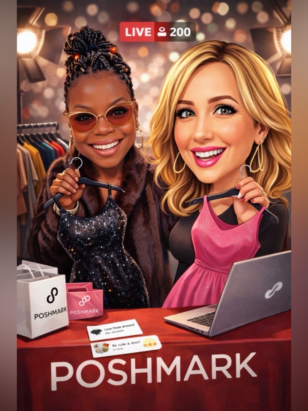 Live Show Flyer ✨🩷Little bits of everything! ❤️🌸❤️🌸❤️🌸❤️🌸 Come Shop With Me! 🥰🌸 - Picture 11 of 16